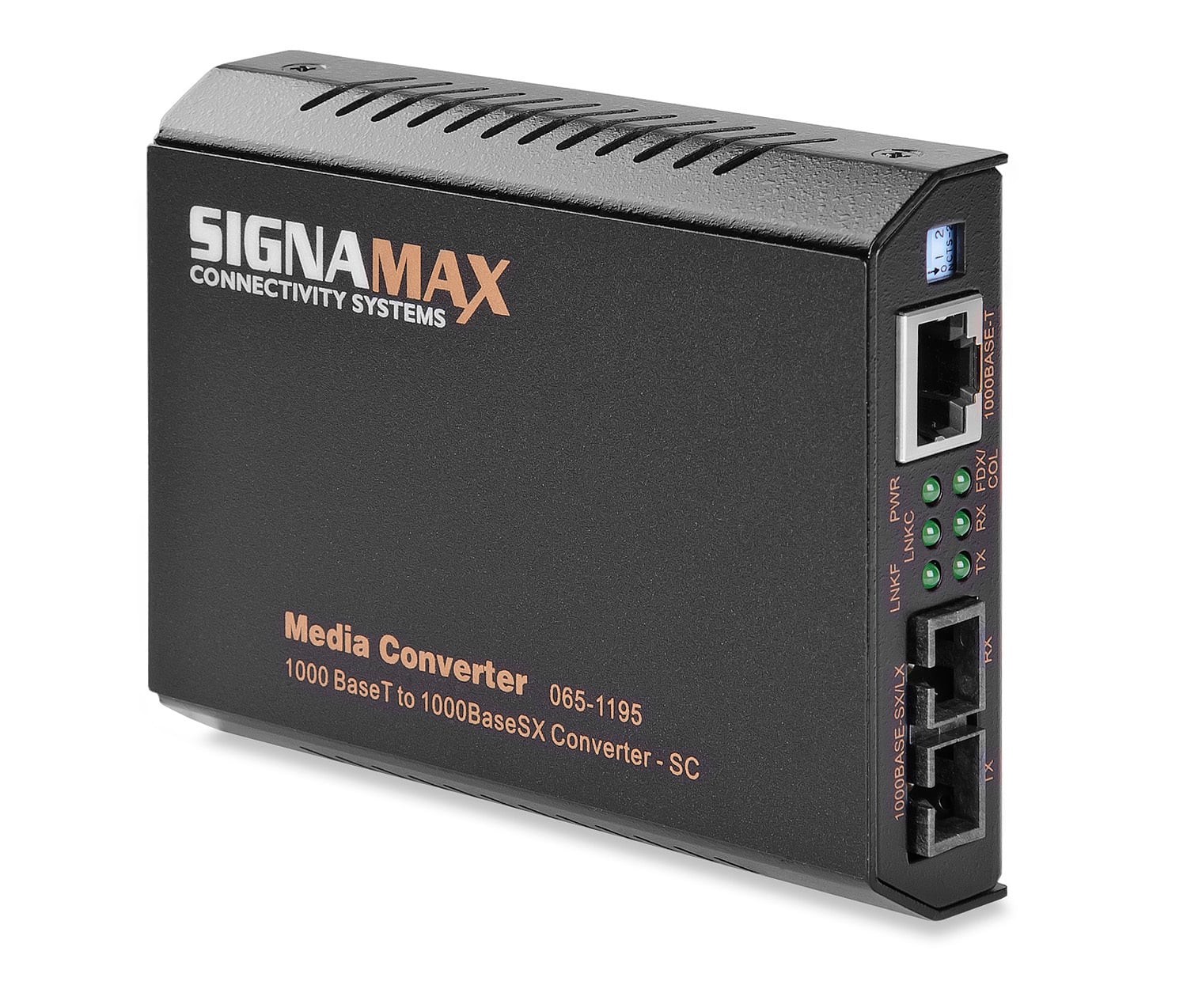 1000T to 1000SX Media Converter SC/MM