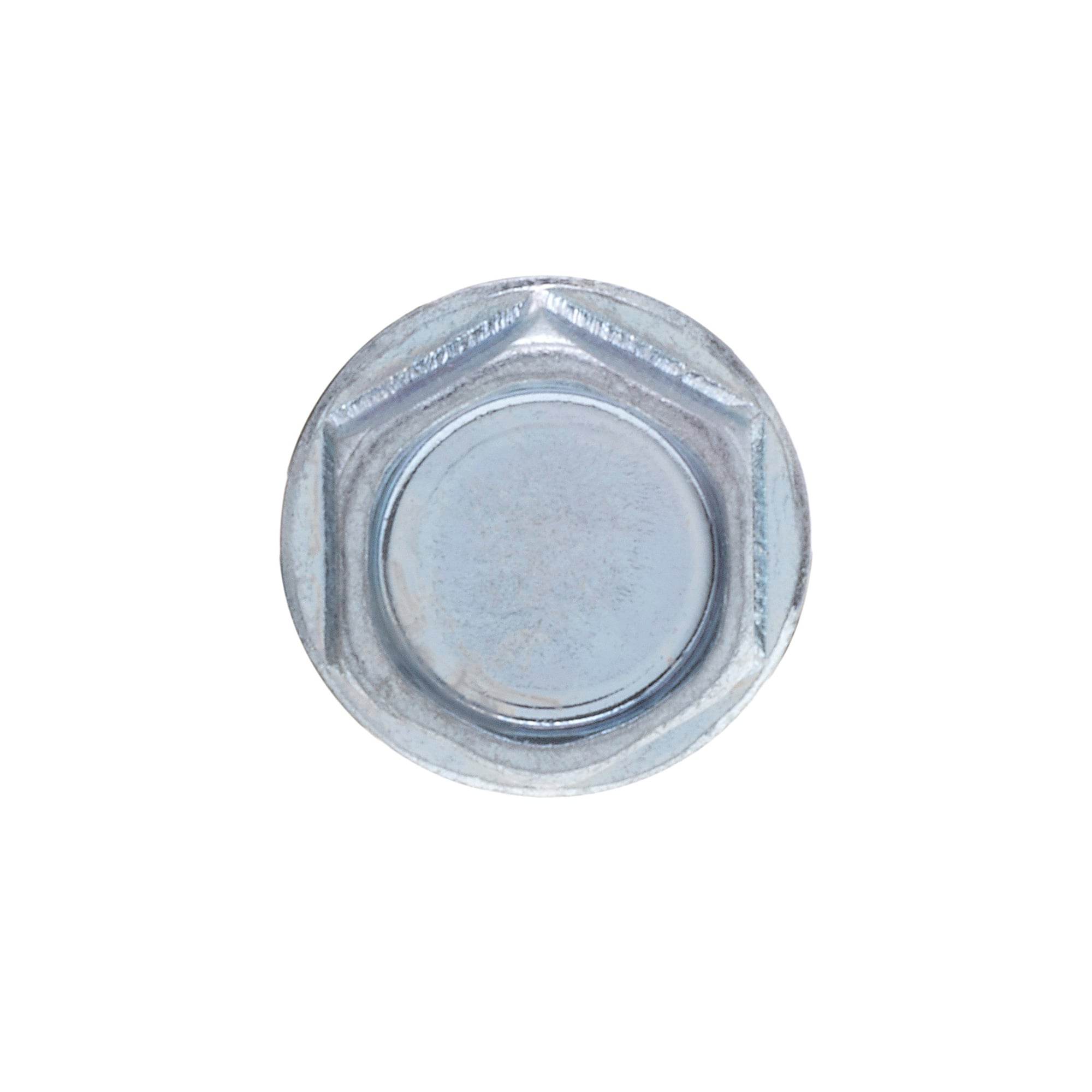 Self Drilling and Tapping Screw, Steel material, #12 Size, 2 in. length, 5/16 in. head width, Hex Washer head, Zinc Chromate finish, 100 per pack, Hex drive type, #3 drill size