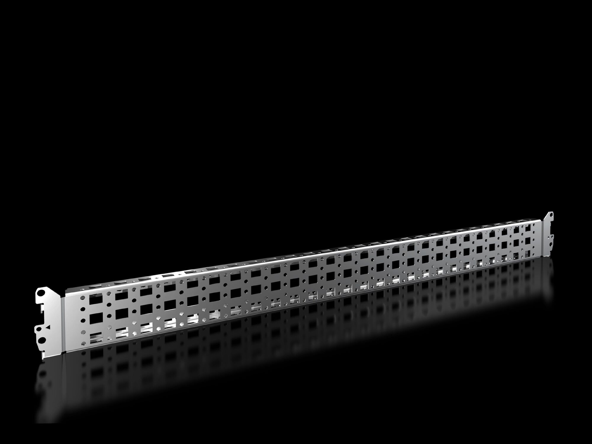 VX Punched section, with mounting flange 23 x 64 mm, for inner mounting level, for W/H/D: 800 mm
