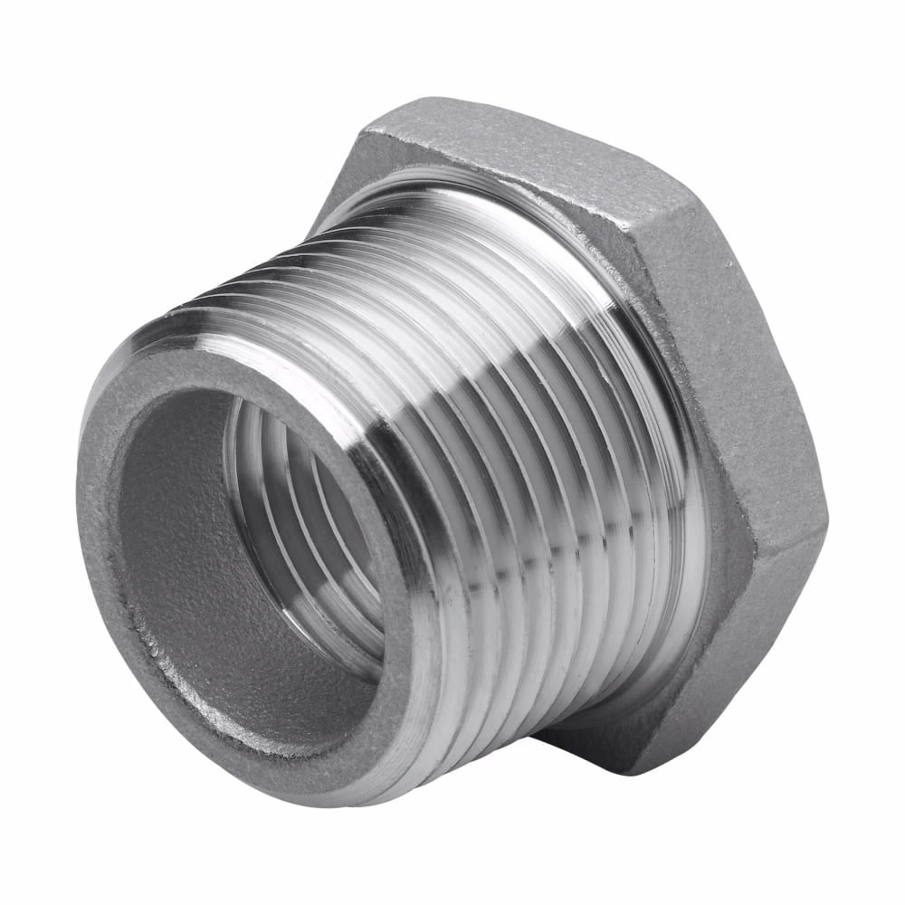 Eaton Crouse-Hinds series reducing bushing, Rigid/IMC, End 1: 1" NPT, End 2: 3/4" NPT, Stainless steel