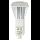 8W 2-pin Compact LED Lamp, Extended Vertical Orientation, 120-277V Input, G24d Base, 4000K