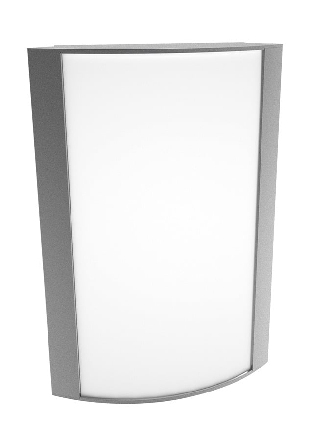Architectural 1799 Lumens Halv Forward Light 25W 90CRI 3500K Frosted Lens Silver Finish
