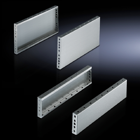 Base/plinth trim panels, side, 200 mm, Stainless steel
