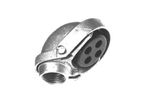 Entrance Cap, Set Screw, One Screw, Aluminum, Size 1-1/4 Inch
