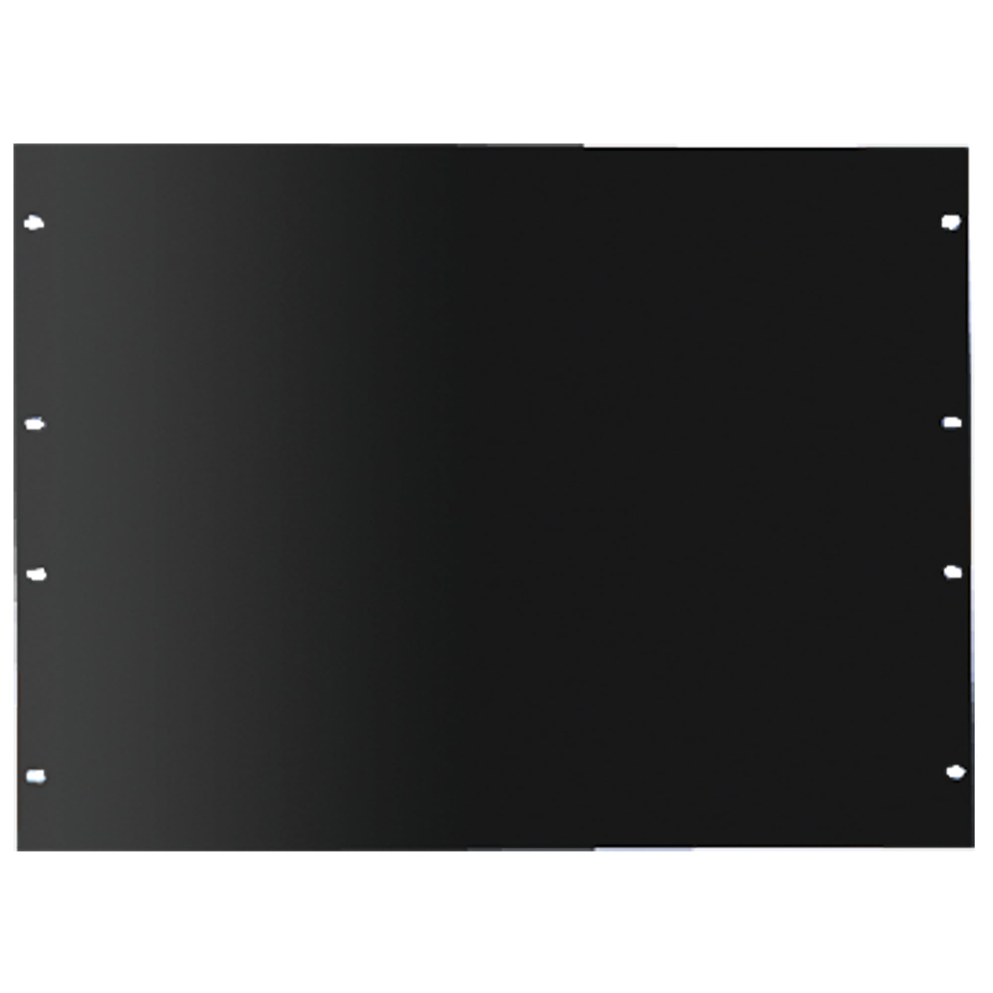 Rack Panel for 19-inch Rack 5U, 8.72x19.00x.11, Black, Mild Steel