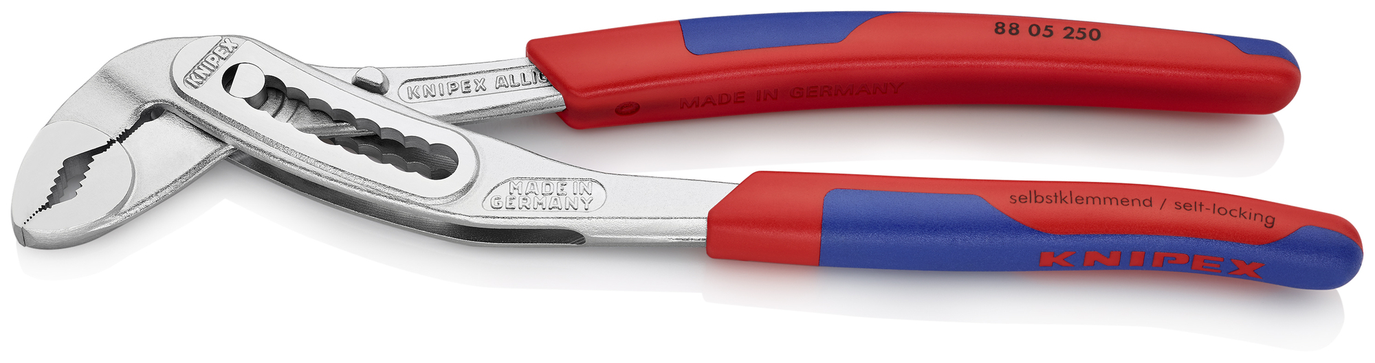 Alligator Water Pump Pliers, 10 in., Slim multi-component, Chrome Plated