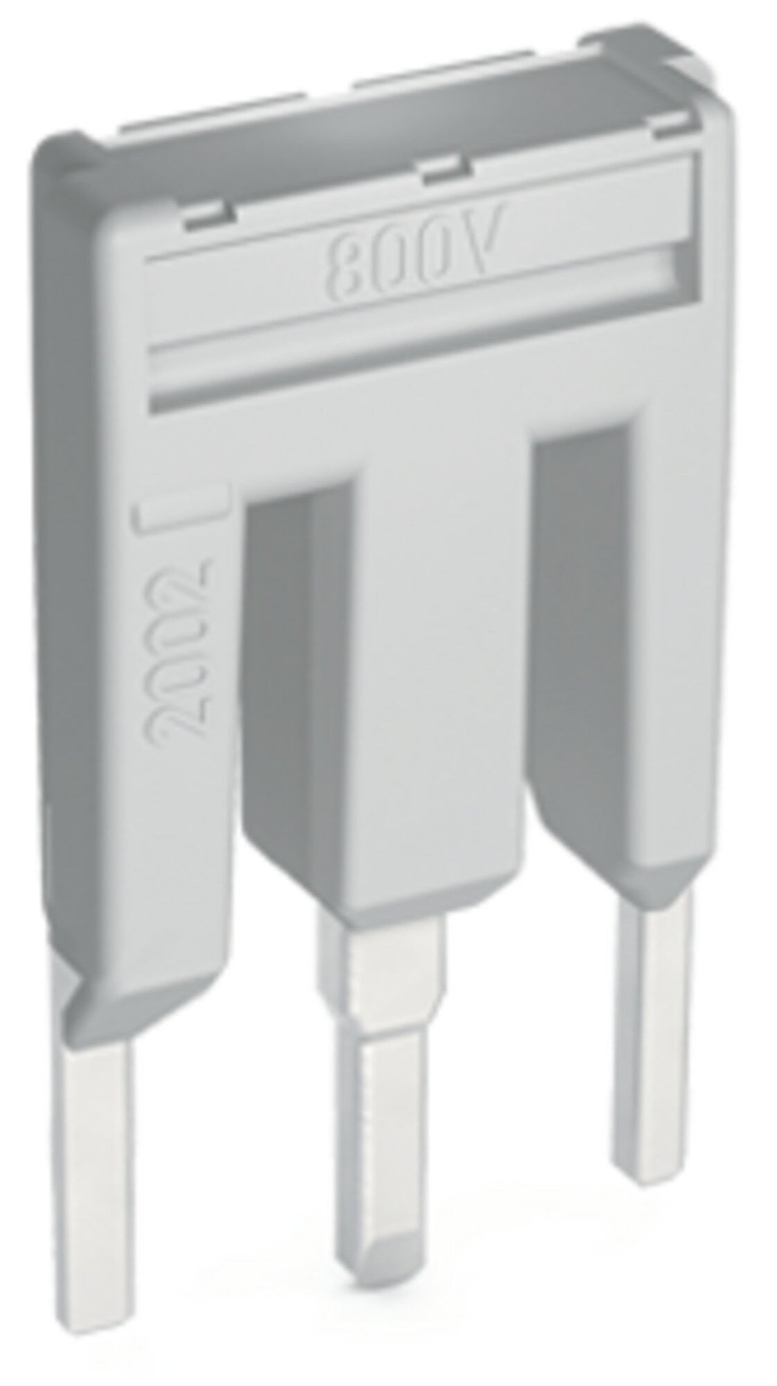 Continuous jumper; 3-way; insulated; light gray