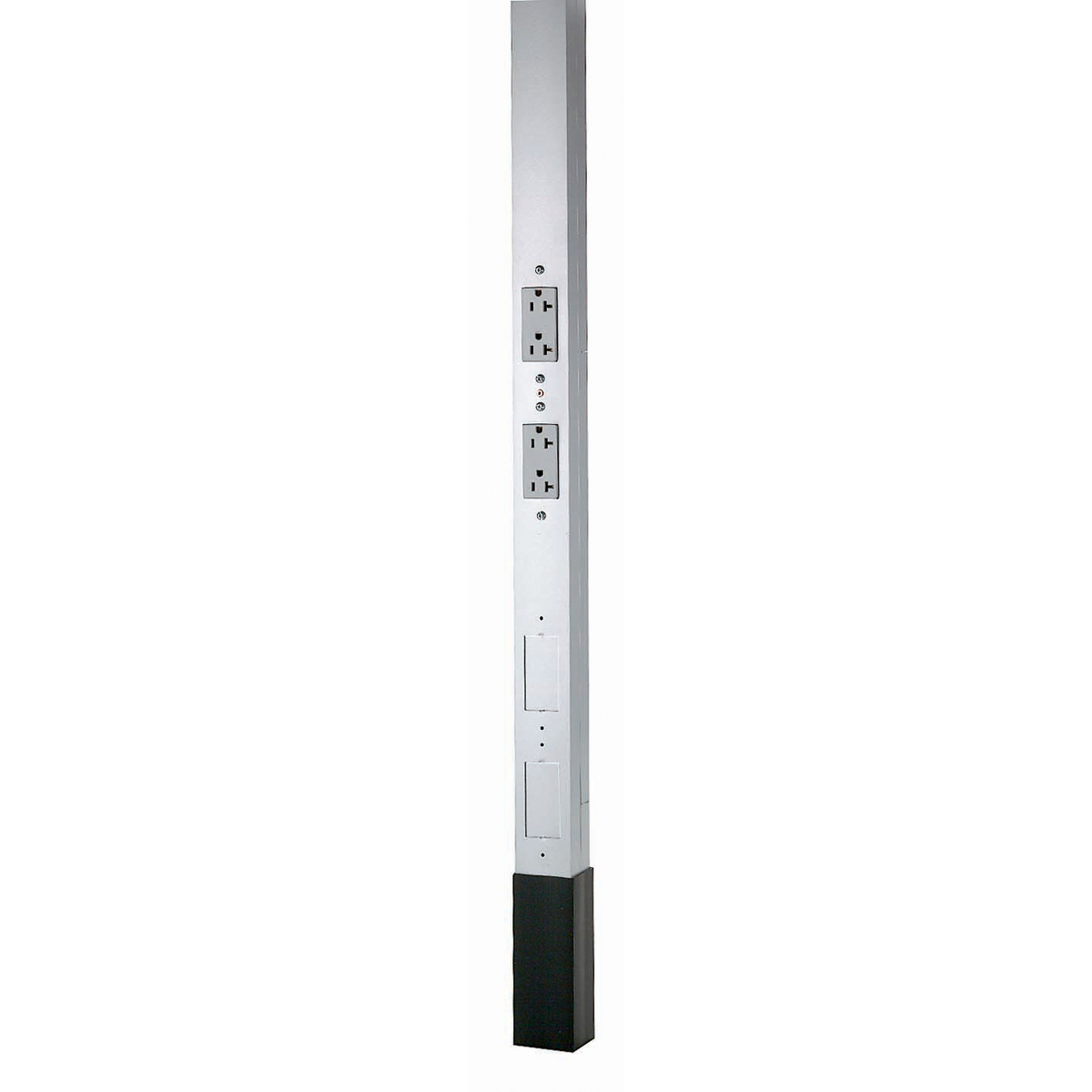 Service Pole, 15'2", 2 Duplex, Aluminum