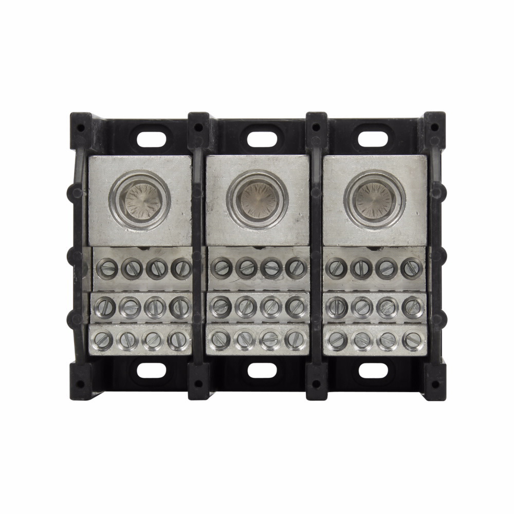 Eaton Bussmann series power distribution block, Power distribution block, Two-pole - 16376-2