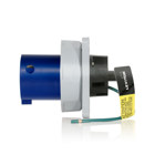 60 AMP PIN & SLEEVE INLET-BLUE