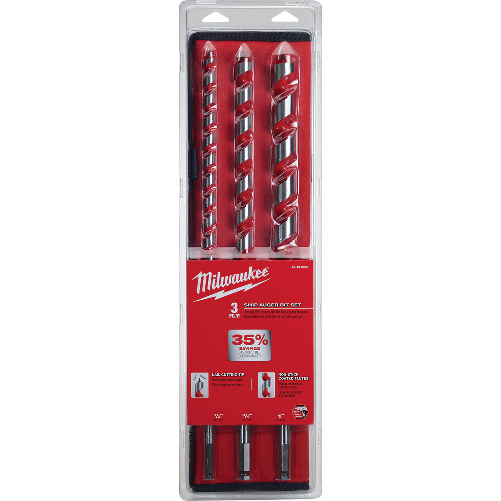 3 pc. Ship Auger Bit Set