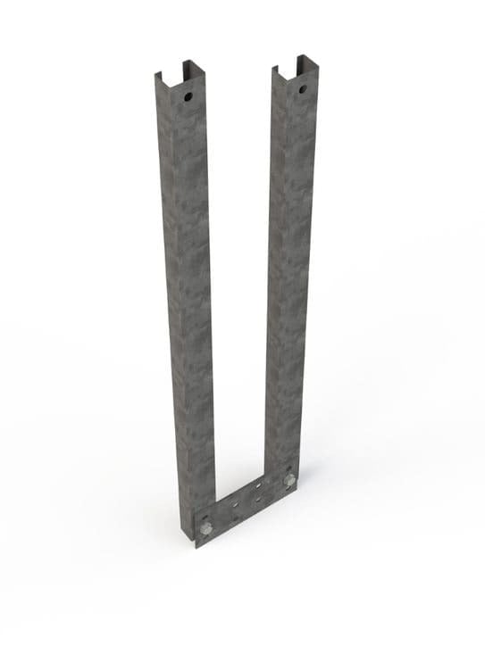 Ground Fixed Tilt C-Pile, 12.5 Feet