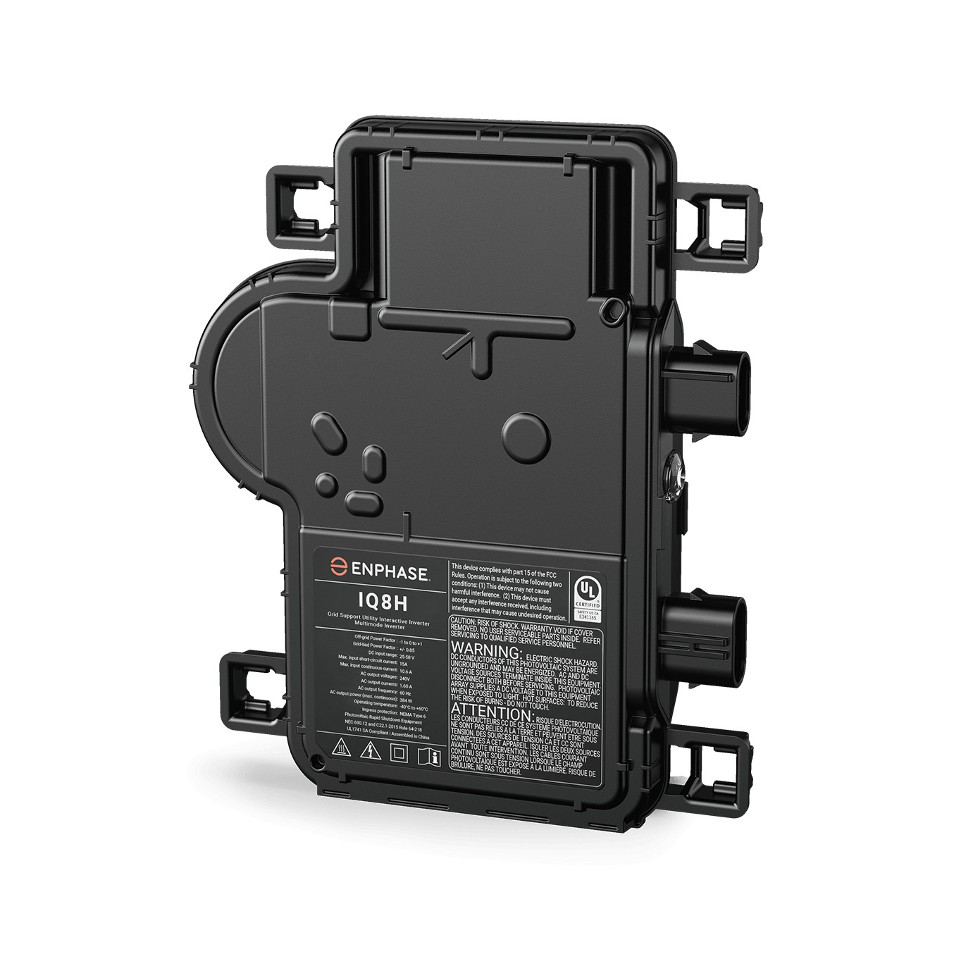 IQ8H Microinverter, Compatible with 72-Cell PV Modules