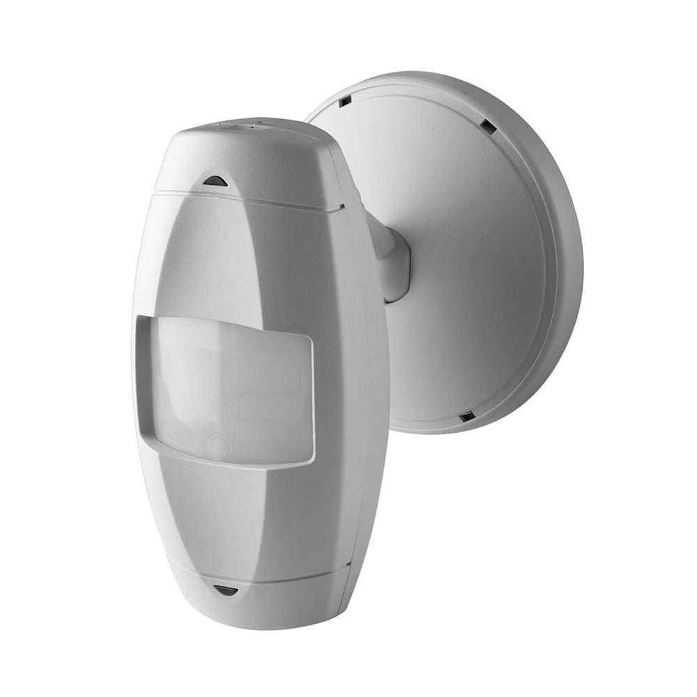 Wall Mount Occupancy Sensor, PIR Wide View, 110 Degree, 2500 sq. ft. Coverage, Self-Adjusting, White