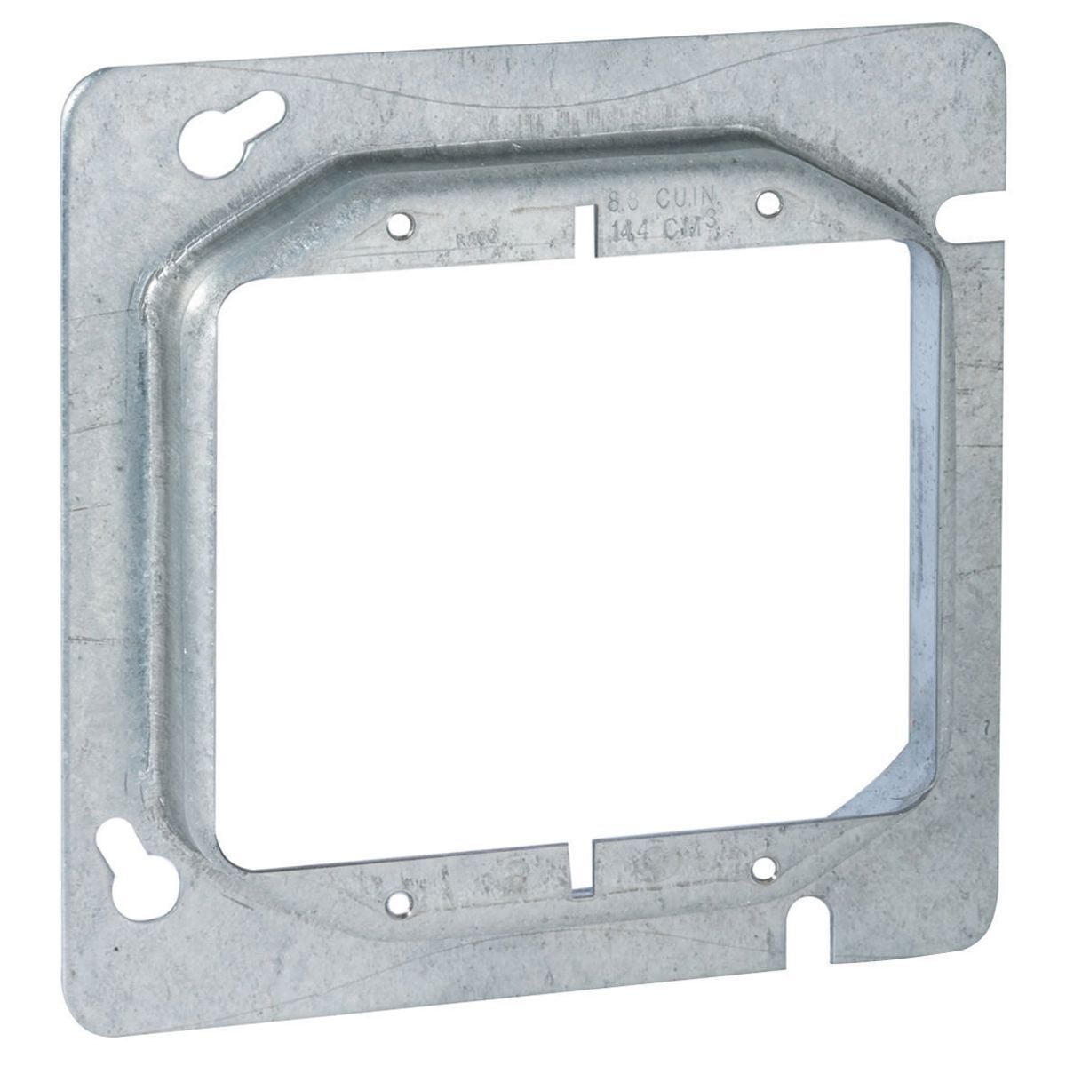 Wall Boxes, Mud Ring, 2-Gang, 4 11/16", 3/4" Depth