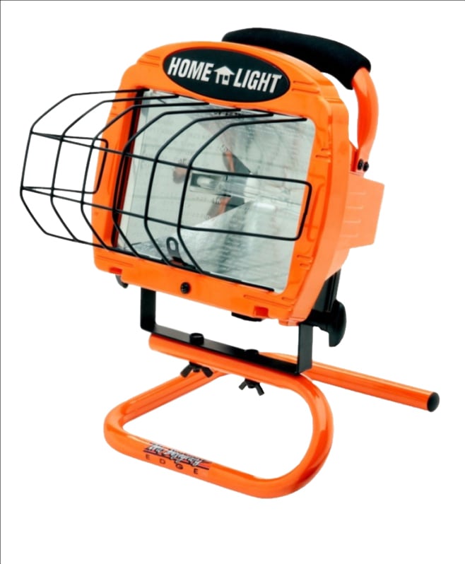 L-33 WORKLIGHT 500W SINGLE HEAD HALOGEN WITH SWITCH