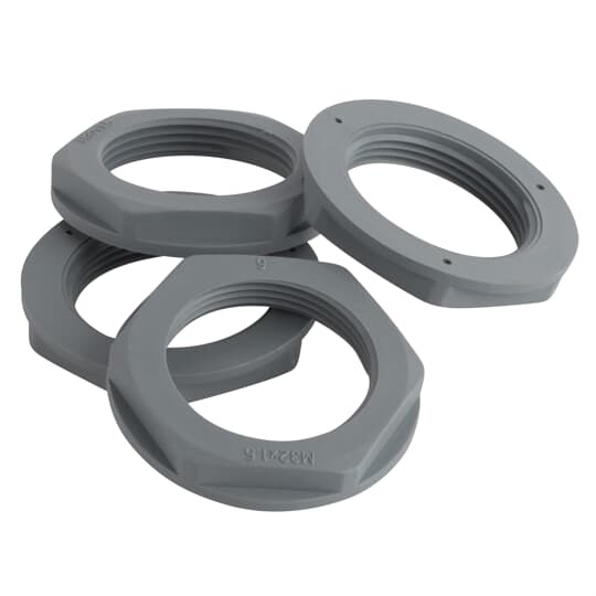 LN-ISO16-G T&B Conduit Locknut, 16 mm, For Use With Non-Metallic Cable Gland and Liquidtight Connectors, Nylon