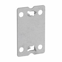 Eaton Crouse-Hinds series Stud Safety Plate, Steel, 2" x 3-1/8" steel plate