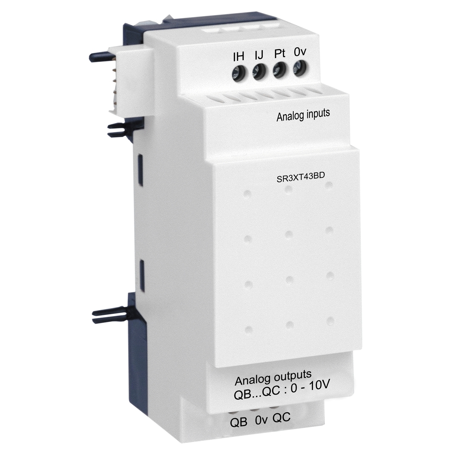 analogue IO extension module, Zelio Logic SR2 SR3, 4 IO, 24V DC