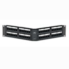 eXtreme 6+ Universal Angled Patch Panel , 48-Port, 2RU, CAT 6