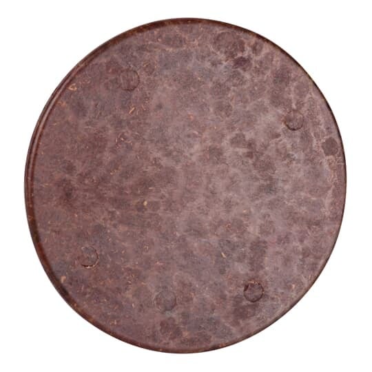 Round Flat Blank Cover, Diameter 3-1/4 Inches - 4 Inches, Color Brown, Material Phenolic