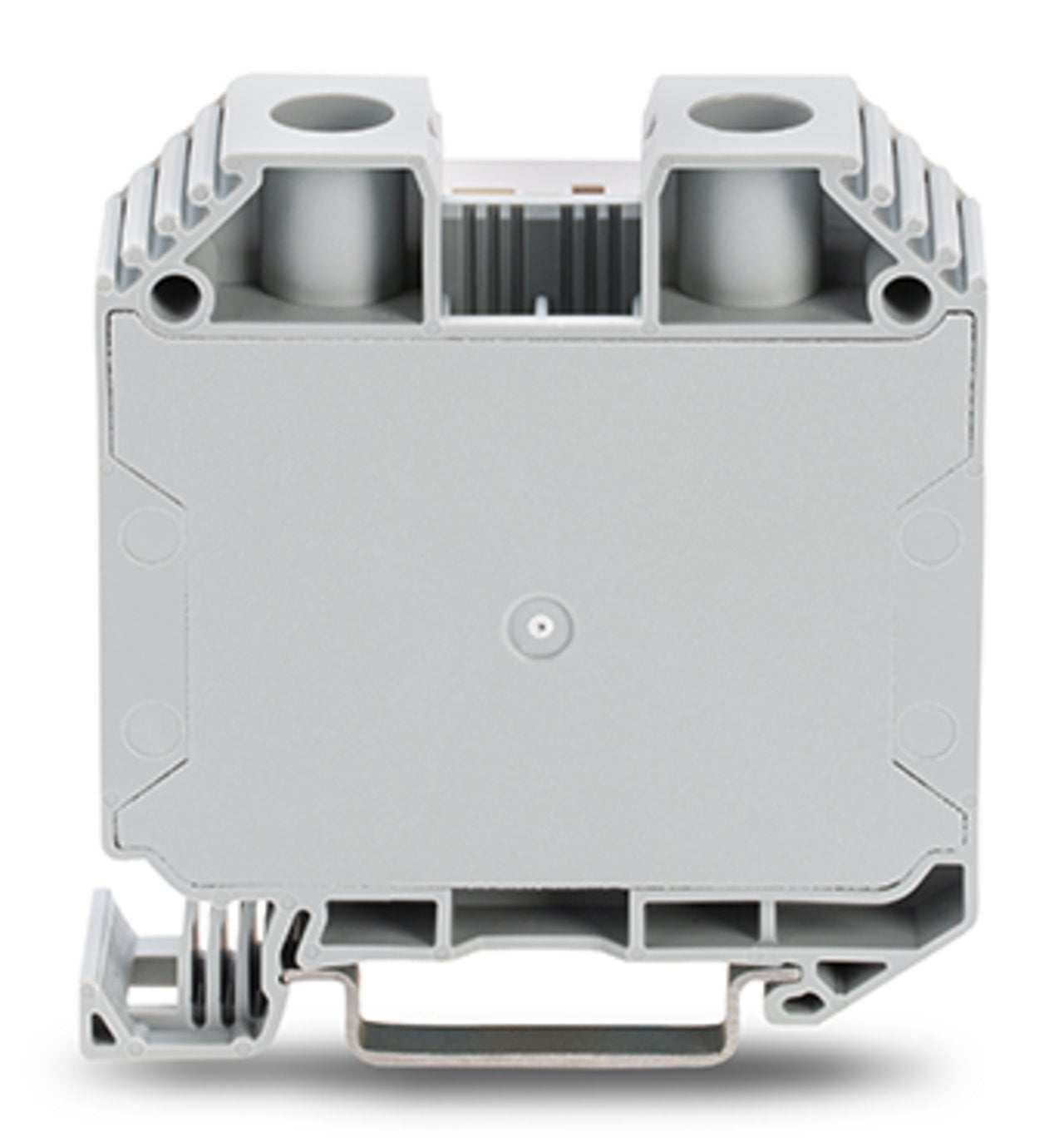 2-conductor through terminal block; 35 mm; with screw-type connection; 35,00 mm; gray