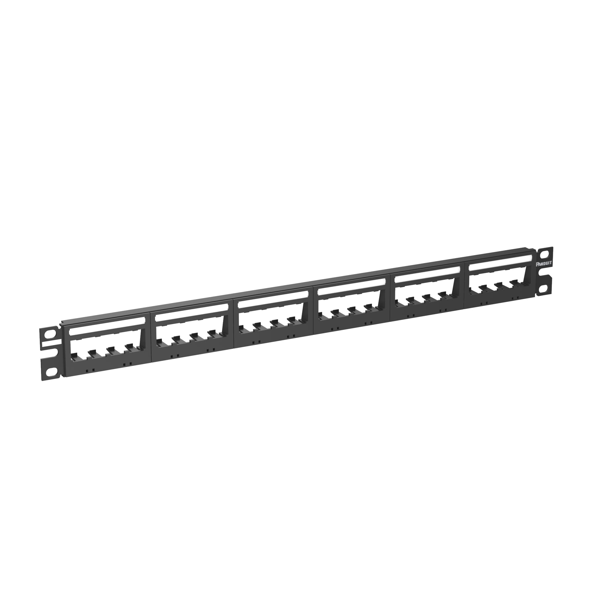 Patch Panel, 24 Port, Ultimate ID, Black