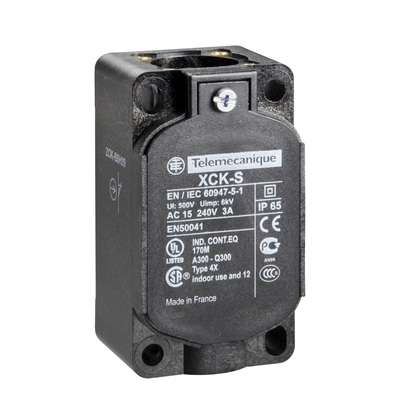 Limit switch body, Limit switches XC Standard, ZCKS, 2NC+1 NO, snap action, Pg13.5