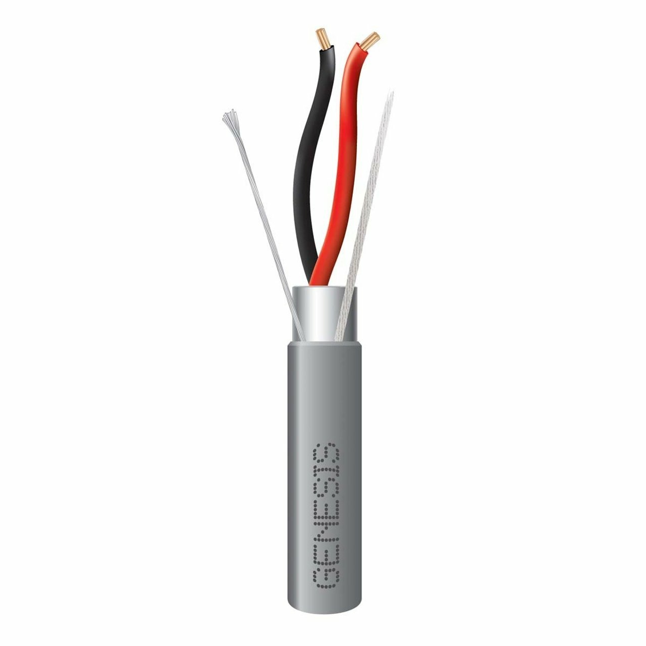 22/2 STRANDED SHIELDED CABLE - 1000 FT PULL BOX - GRAY