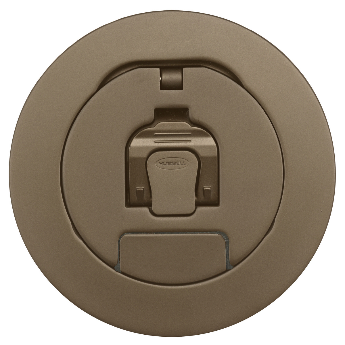 Raised Access or Wood Floorboxes, Recessed 4" Series, Cover Assembly, Bronze Plated Finish