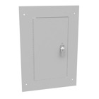 Flush Mount Cover Type 1 12x18 Screw Cover ANSI 61 Gray Steel Hinged Door Keylocking Slam Latch