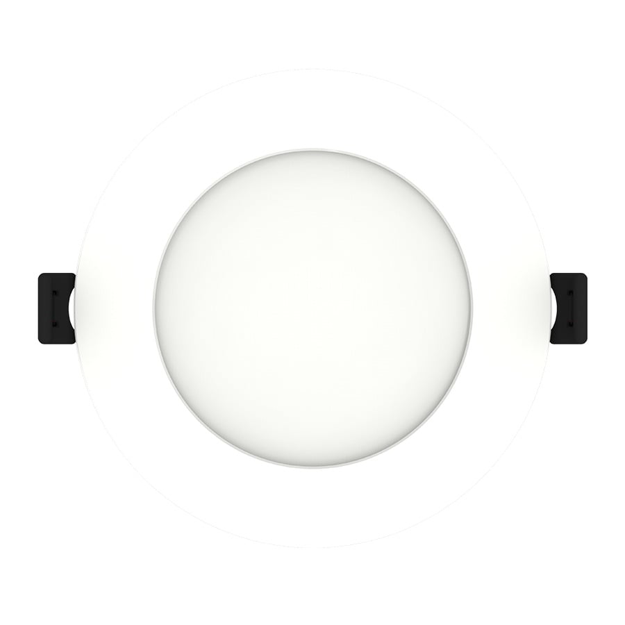 Recessed Downlights 667.6 Lumens Wafer Edge-Lit 9W 4 Inches Round 90CRI Adjustable 2700/3500/4000/5000K 120V White Smooth