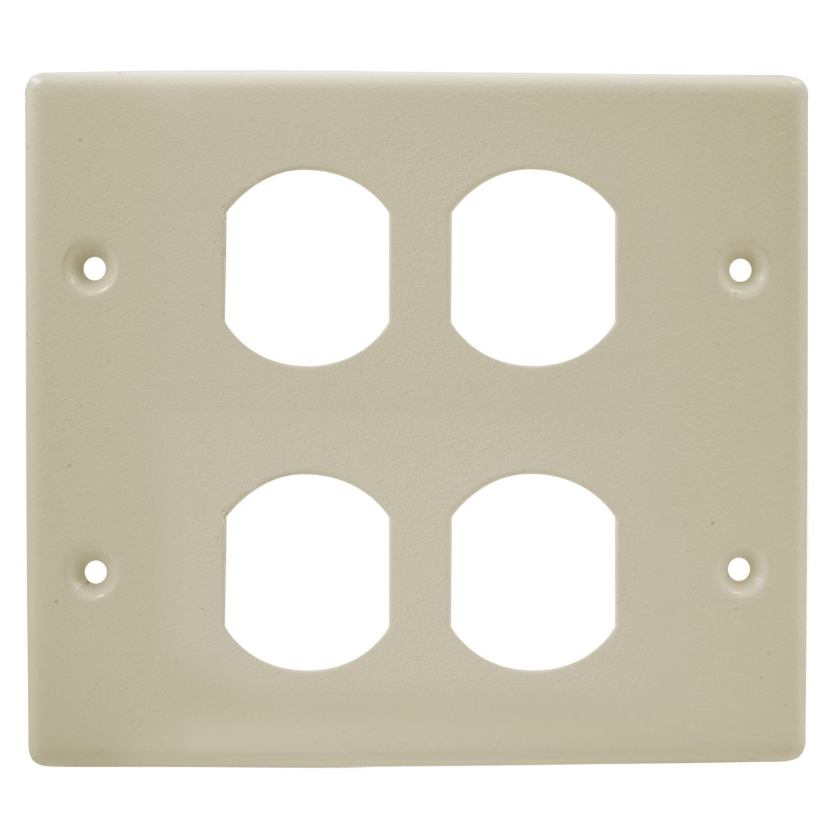 Metal Raceway Plate, Double, Duplex, HBL4750 Series