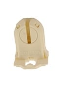 Fluorescent Lampholder, T8/T12 (G13 Base) Shunted, Medium Bi-Pin, Turn-Type, Lock, Medium, (23Mm) Lamp Center 660W-600V, White