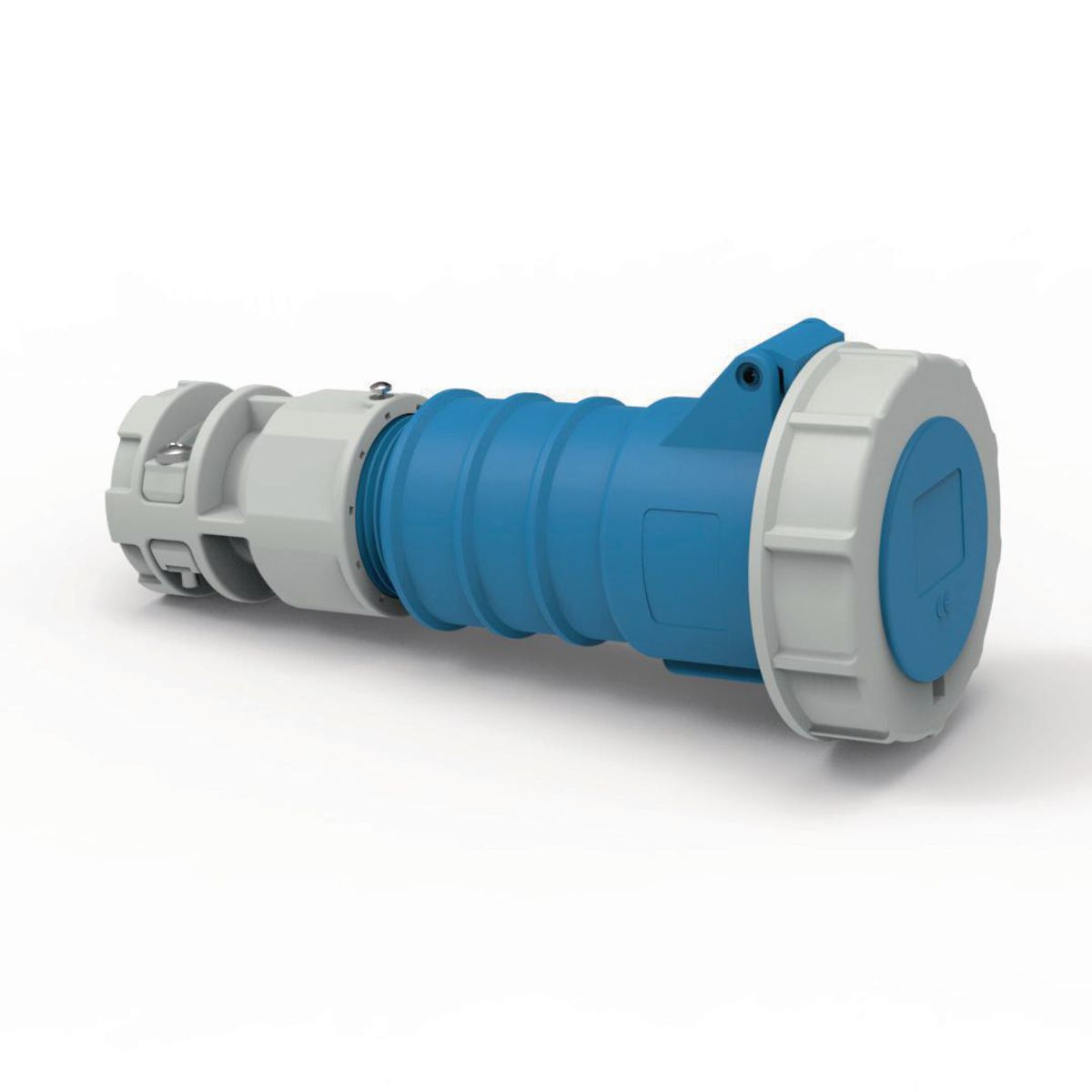Heavy Duty Products, IEC Pin and Sleeve Devices, Hubbell-PRO, Female, Connector Body, 100/125 A  125/250 VAC, 3-POLE 4-WIRE, Blue, Watertight