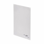 Eaton B-Line series panels and panel accessories, NEMA 12 rated, White powder coated, Stainless steel, JIC and small panels, Panels and panel accessories, Stainless panel