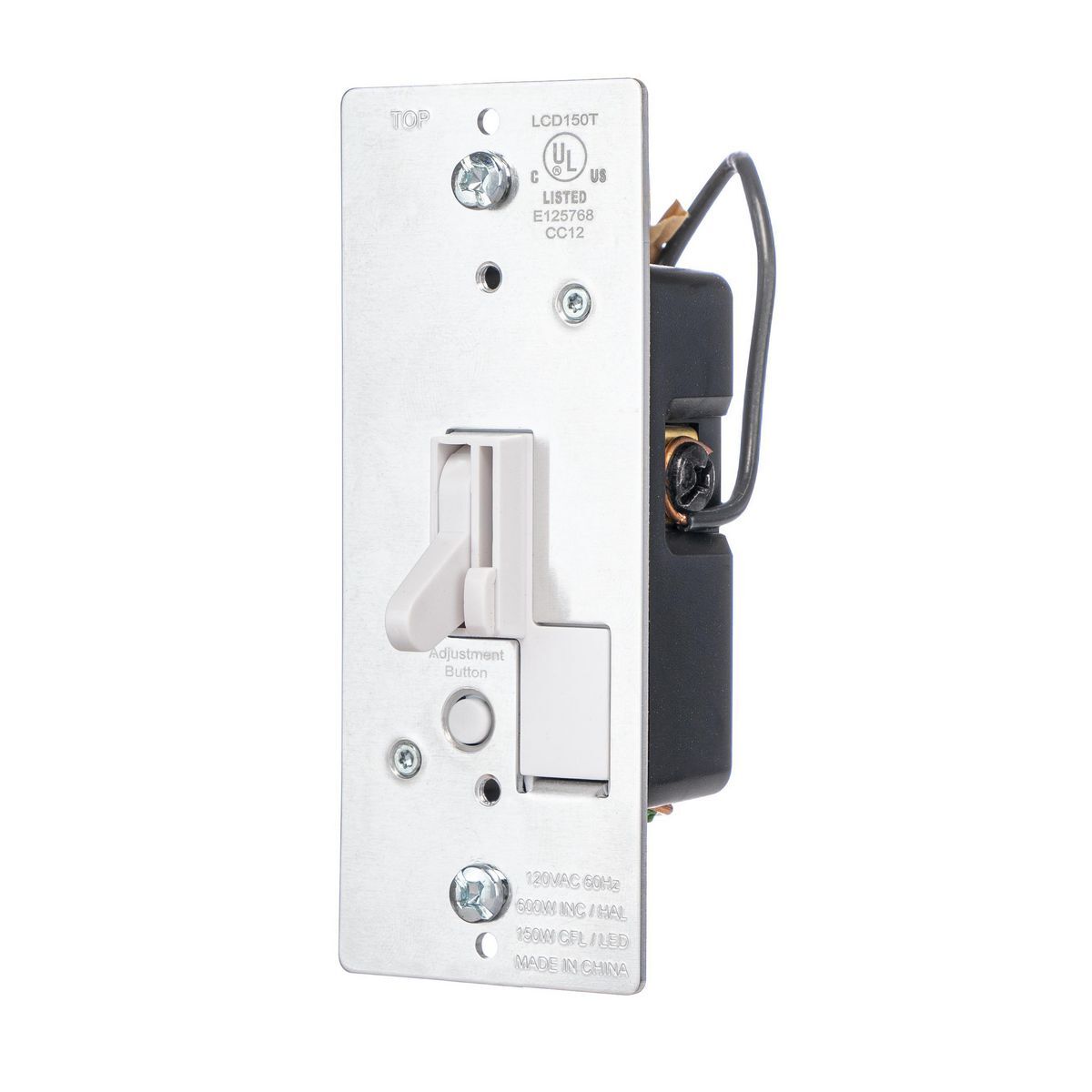Take control of the lighting ambiance in your home while reducing your energy footprint by combining our Toggle Dimmer Switch with efficient LED light bulbs. Designed to work with a full range of LED/CFL and even traditional Incandescent bulbs using digital trim adjust to reduce flicker and offer the best range of light use. Customize the feel and comfort of your home's lighting with Hubbell's Residential Dimmers.