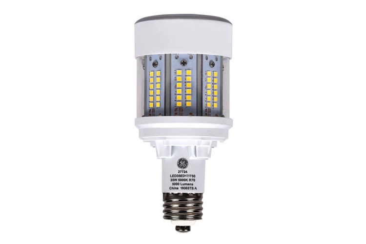 GE Lighting, LED, 21 WTT, 120 to 277 V, Initial:3000 LM, ED17, 50000 HR Average Life, 4000 K
