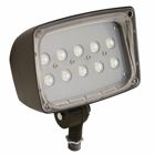 FSL Compact Architectural LED Flood, Mounting Type: Knuckle (1/2 in x 14 NPS), Light Distribution: NEMA 6x6 (HxV), Wattage: 25 W, Color Temperature: 5000 K, 70 CRI, Light Output: 2664 lm, Voltage Rating: 120-277 VAC, Color: Dark Bronze.