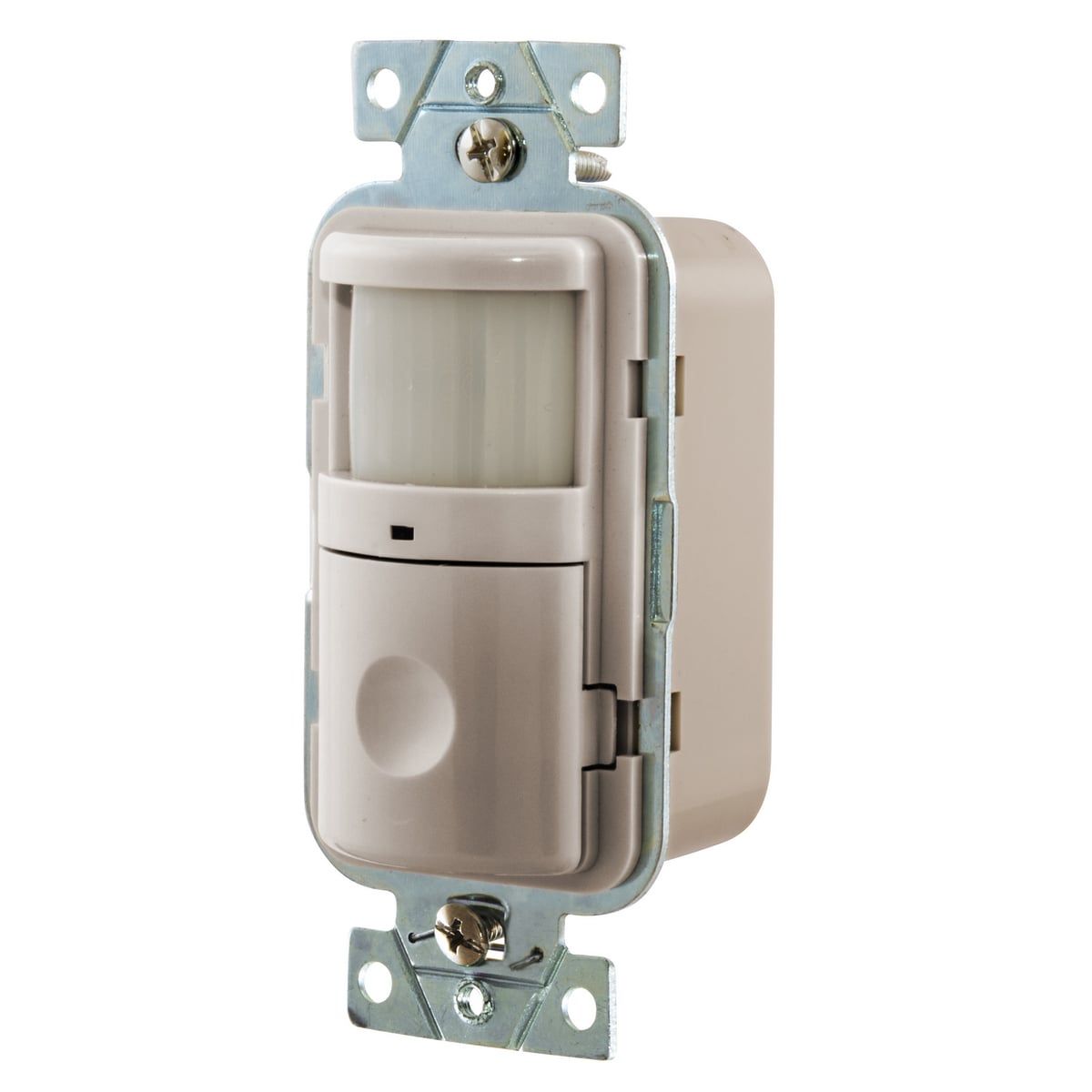 Occupancy Sensors, Wall Switch, PassiveInfrared, Single Circuit, 500 Watts at 120V AC, Light Almond