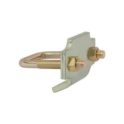 Steel Channel to Beam Clamp with Galv-Krom finish.