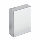 Eaton B-Line series wall mounted panel enclosure,36" height,12" length,24" width,NEMA 4X,Hinged cover,SDSS4 enclosure,Wall mount,Medium single door,Thru holes,opt. external mounting feet,304 stainless steel,Seamless poured in-place gasket