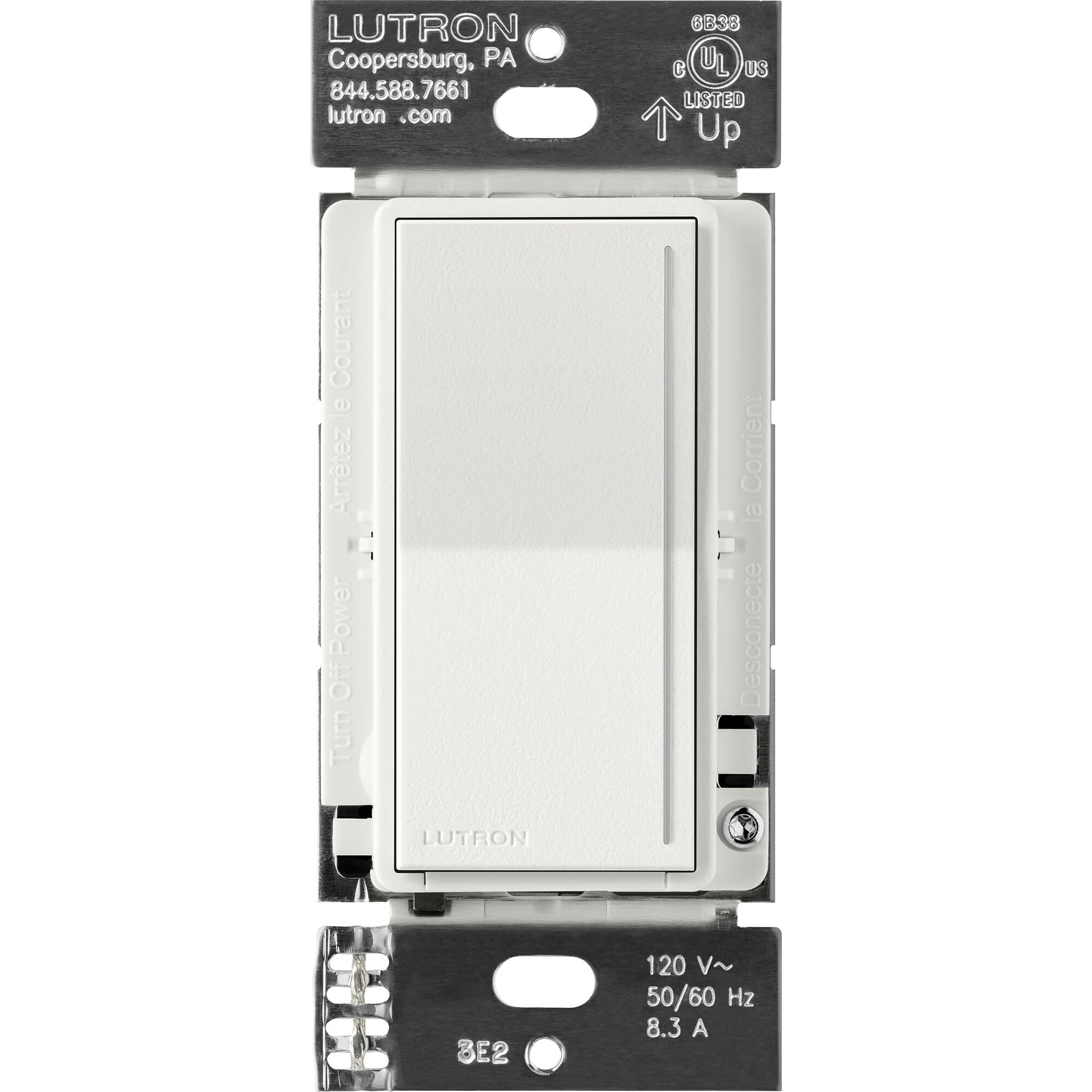 Sunnata Companion Dimmer Switch, for use only with Sunnata Pro LED+ Dimmer Switches, Architectural White