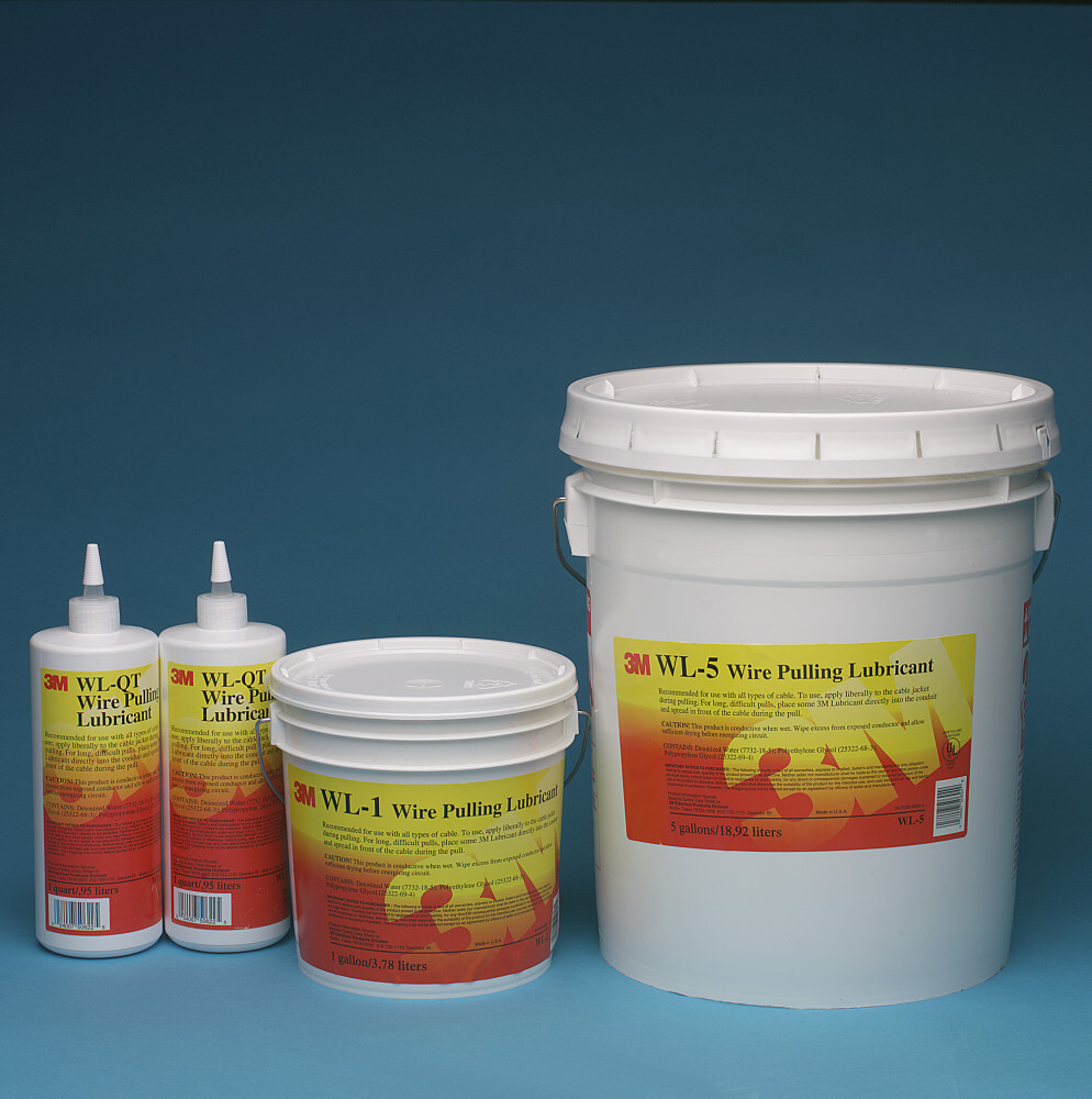 3M(TM) Wire Pulling Lubricant Gel WL-1, One Gallon