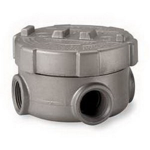 Round Conduit Body, 1/2 inch, Aluminum, Epoxy Powder Coated
