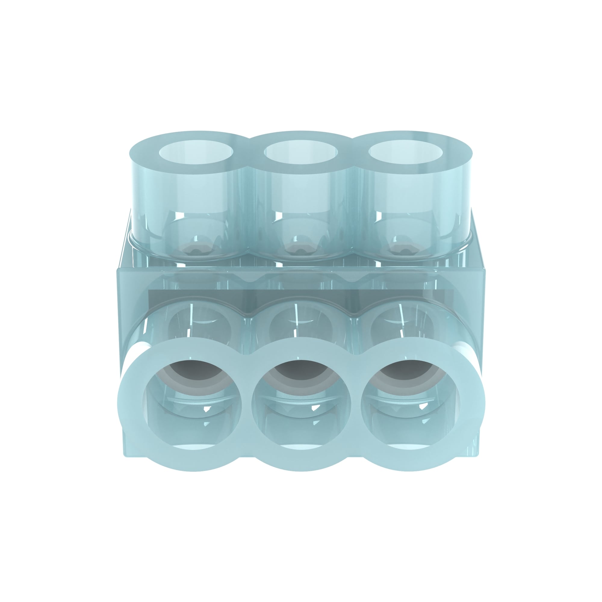 Multi-Tap Connector, Single-Sided, Clear