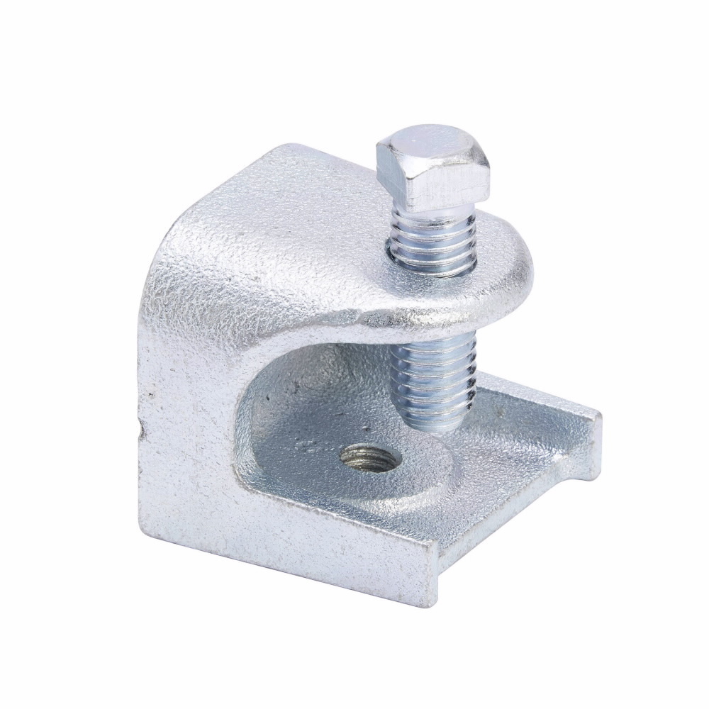 Eaton B-Line series rod support, 1.8750" H x 3" L x 1.8750" W, Malleable iron, 350 Lbs load cap, 3/8?-16 thread/rod size