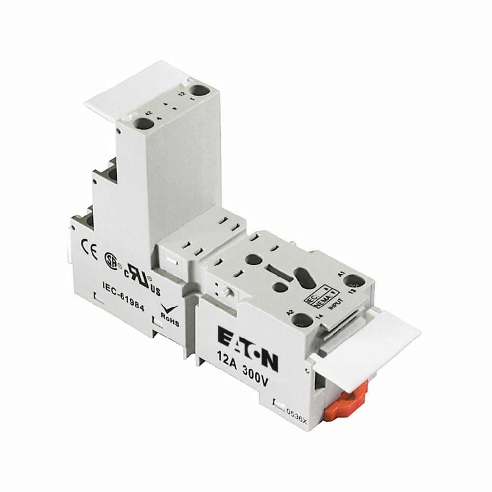 Eaton 2 Series Socket, RLY socket, 14-pin flat, ELEV term, module compatable