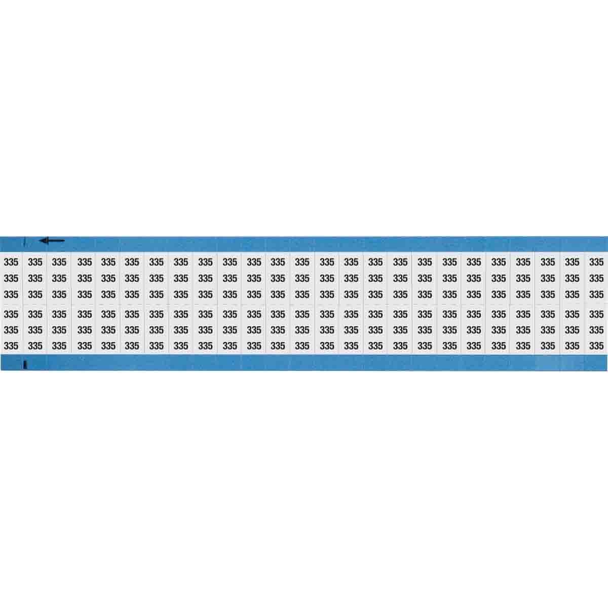 Wire Marker 0.75in H x 0.36in W, 335
