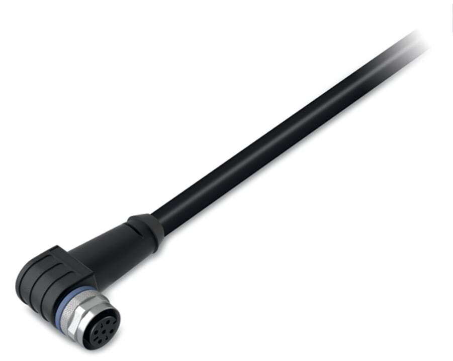 Sensor/Actuator cable; M12A socket; angled; 5-pole; Length: 5 m